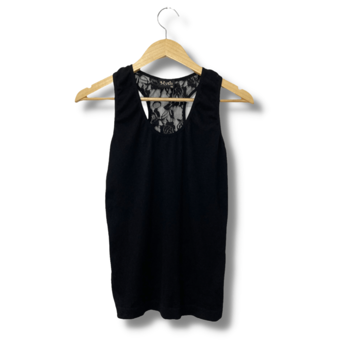 alt=”Blusa Myth Preta Referência 0003 Tamanho M”