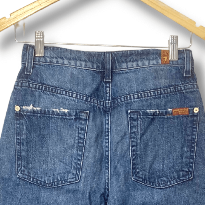 Calça Jeans Pantacourt 7 For All Mankind Tamanho 25 - Imagem 4