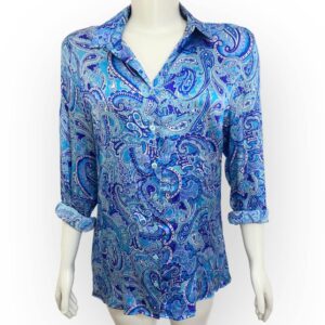 alt="Camisa-Dudalina-Azul-Cetim-Estampa-Paisley-AFL0013f1"