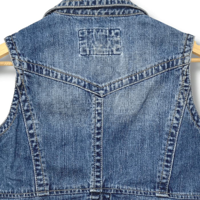 Colete Star Jeans Liso com Bolsos Tamanho M NOVO - Imagem 4