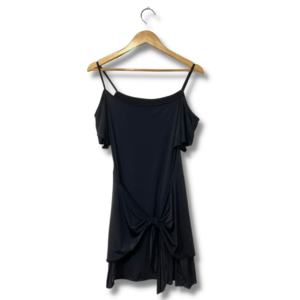 alt="Vestido Saida de Praia Sem Marca Preto Liso Referência 0006 Tamanho"