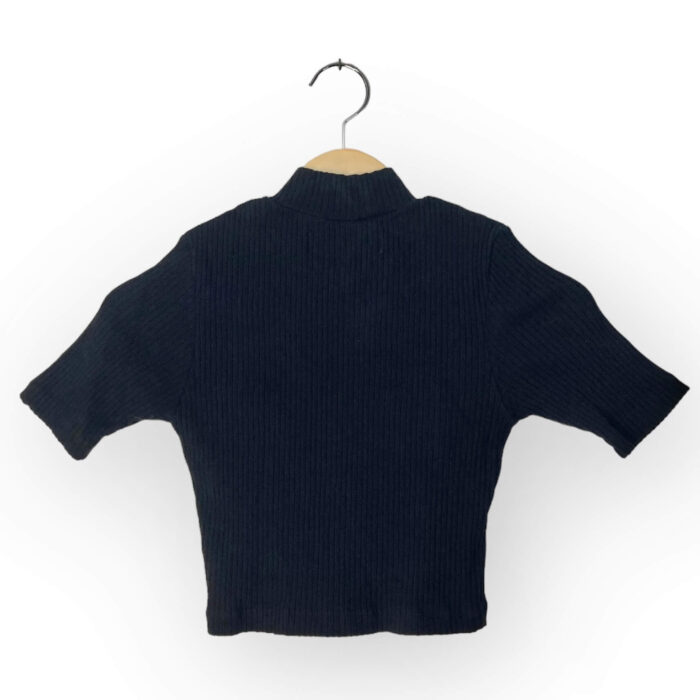 alt="Blusa-Cropped-Carol-Taurisano-Preta-Lisa-Canelada-Gola-Rolê-PP-PRM0018c"