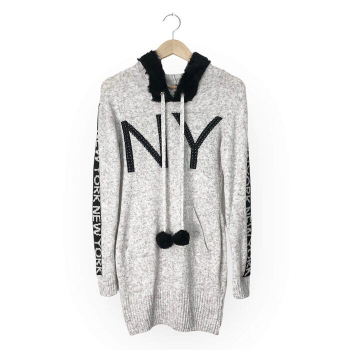 alt="Vestido-Casaco-Sem-marca-Branco-Bege-Preto-Mescla-M-PRM0019f"