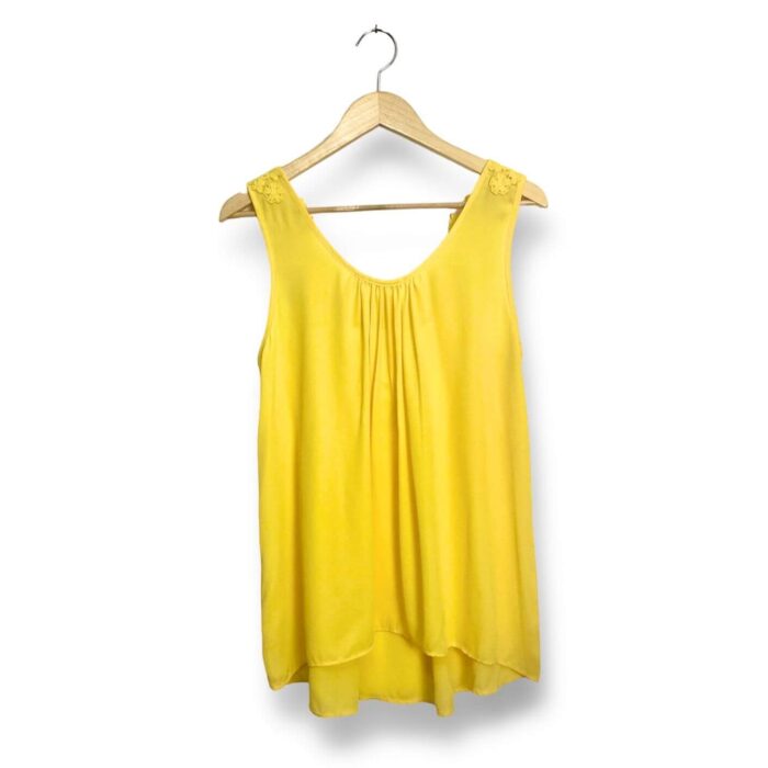 alt="Blusa-Madame-Ms-Amarela-Lisa-Bordado-Drapeado-42-FMM0054c"