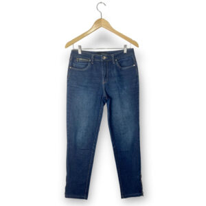 alt="Calça-Jeans-Le-Lis-Blanc-Azul-Escuro-Lisa-Ziper-Barras-Bolso-Frontal-42-MLM0011f"