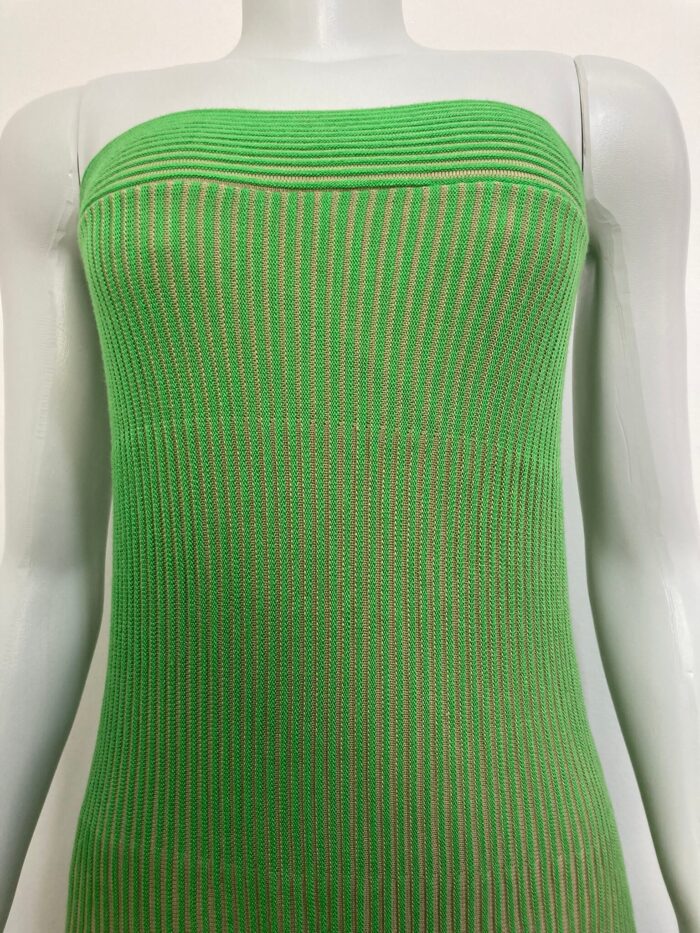 alt="Vestido-Animale-Tricot-Tomara-que-caia-Verde-Bege-G-ABM0002det"
