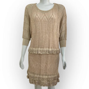 alt="Vestido-Le-Lis-Blanc-Tricot-Dourado- Franjas-G-ABM0006f"