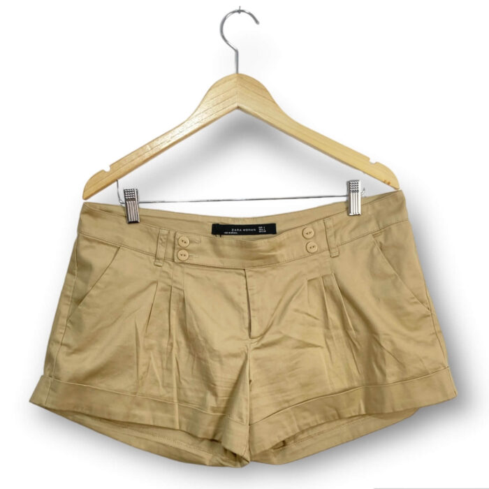 alt="Short-Zara-Bege-Pregas-G-FMM0012f"